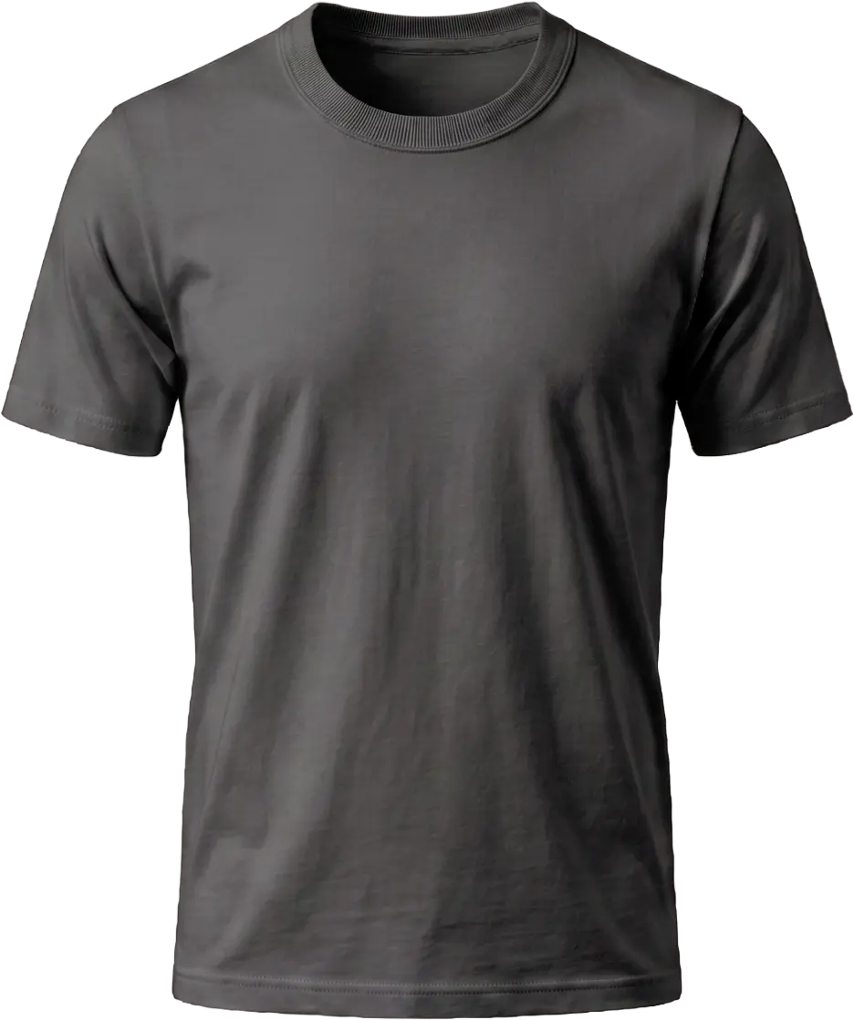 Camisa 100% Poliester Careca com Gola em Ribana