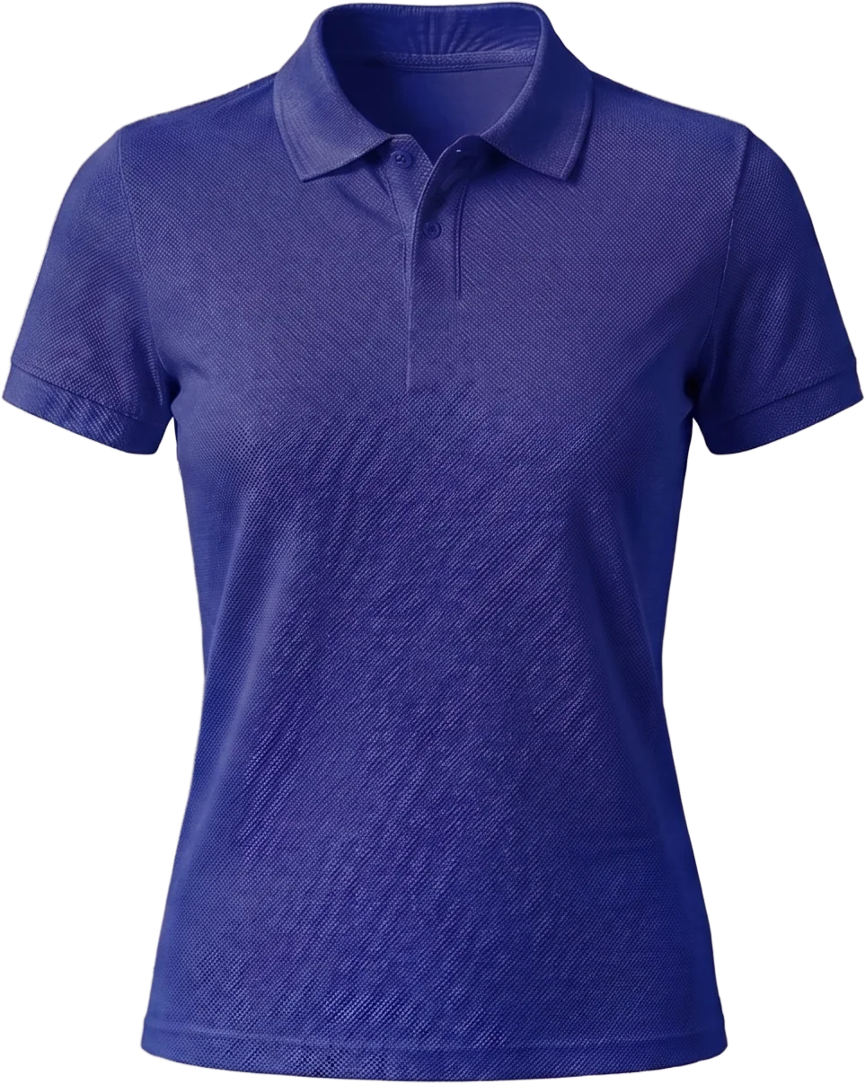 Camisa Polo c/ Gola e Punho Baby Look